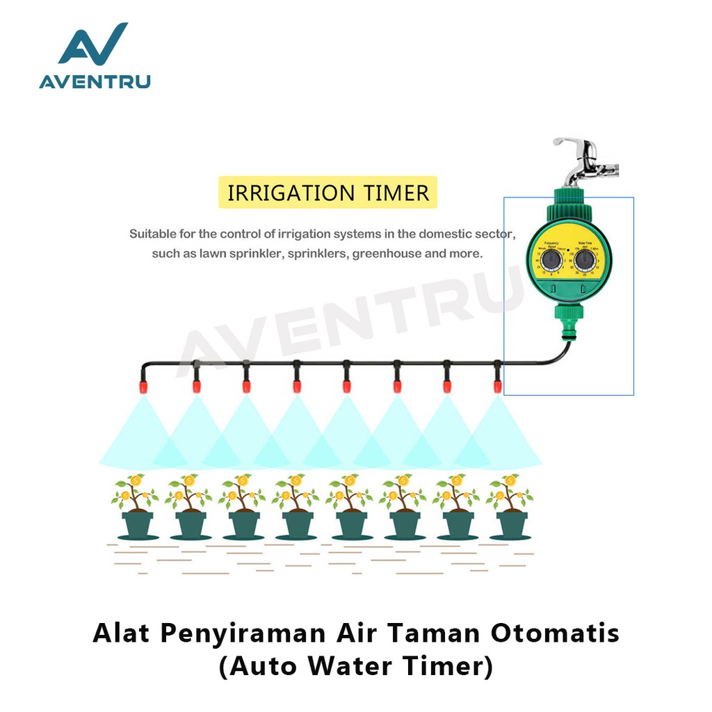 Water Garden Timer Auto - Alat Penyiraman Air Otomatis