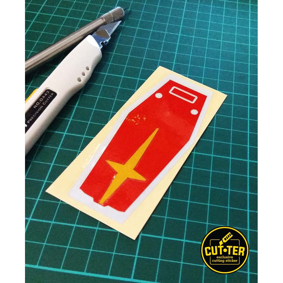 cutting sticker GUNDAM RX78 shield