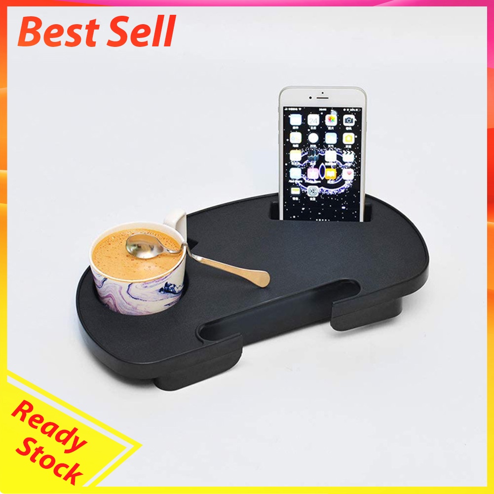 Folding Reclining Chairs Cup Holder Portable Recliner Side Beverage Tray