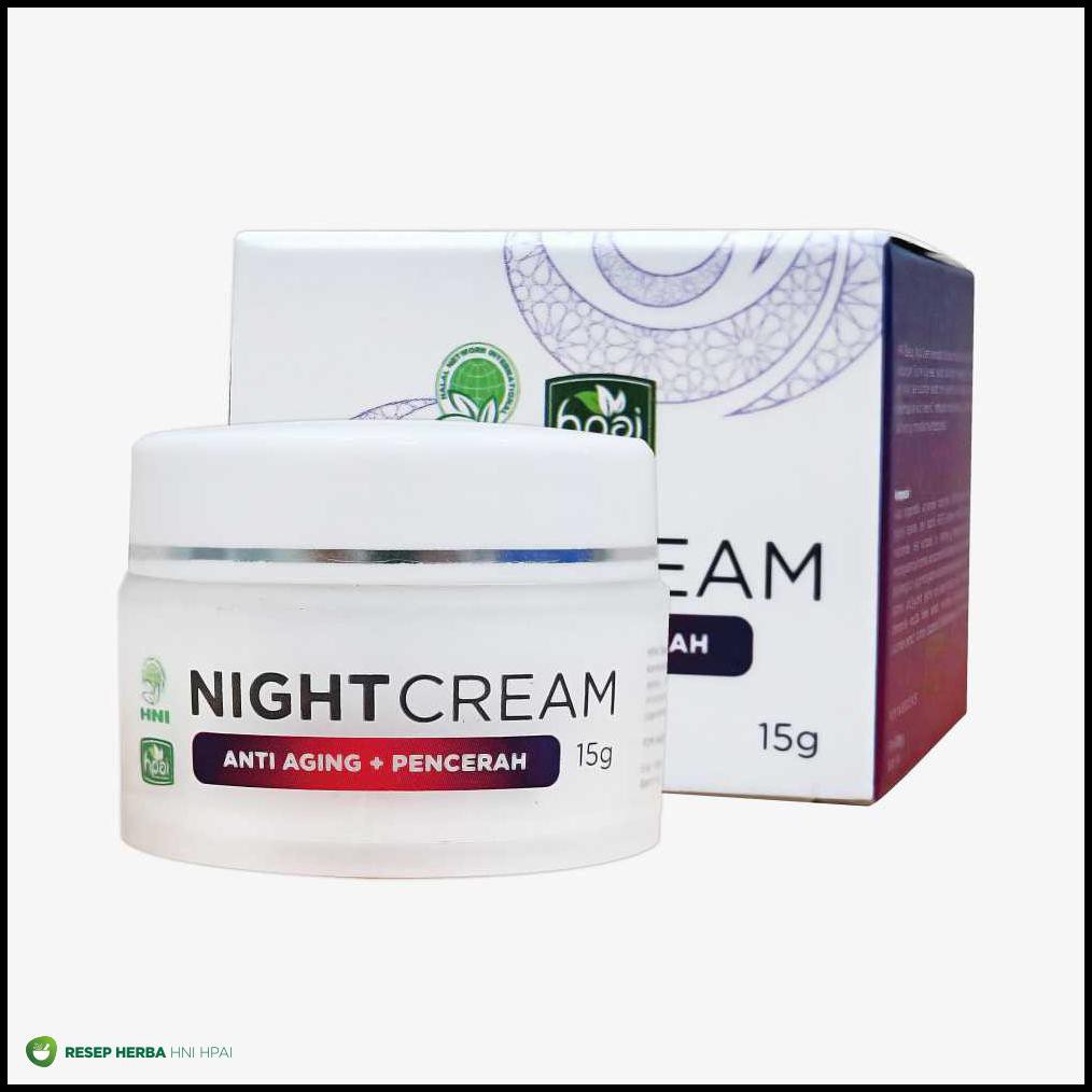 Original Hni-Hpai | Beauty Night Cream | Produk Pendukung Deep Beauty Asli