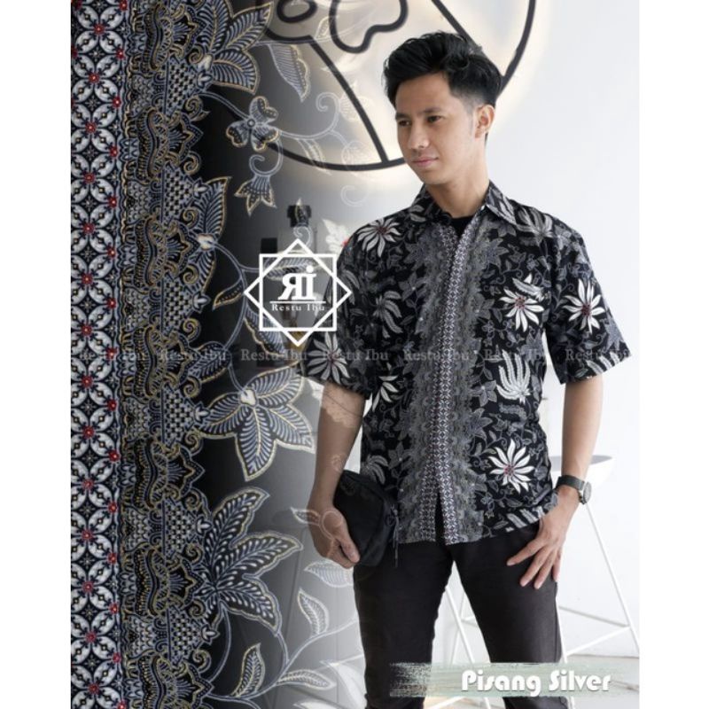 KEMEJA BATIK MODERN/KEMEJA BATIK PRIA/KEMEJA BATIK ACARA/KEMEJA BATIK LENGAN PENDEK/KEMEJA BATIK TERLARIS