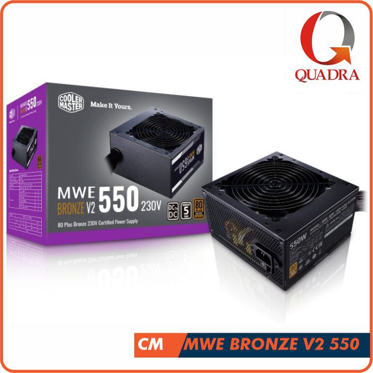 Cooler Master MWE Bronze 550 V2 PSU 550Watt 80+ Bronze