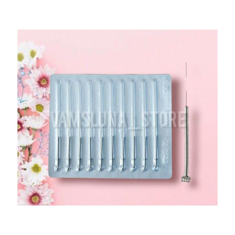 Sparepart Soft Couter Spot Jarum Halus Isi 10 Pcs / JARUM COUTER Penghilang Tahi Lalat Tatto Removal Spot Couter