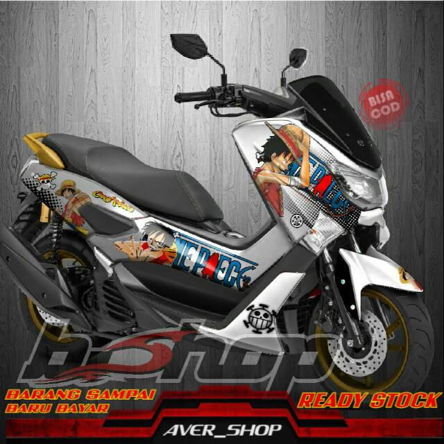 Decal nmax old full body Sticker motor variasi Striping nmax 155 full variasi motif one piece