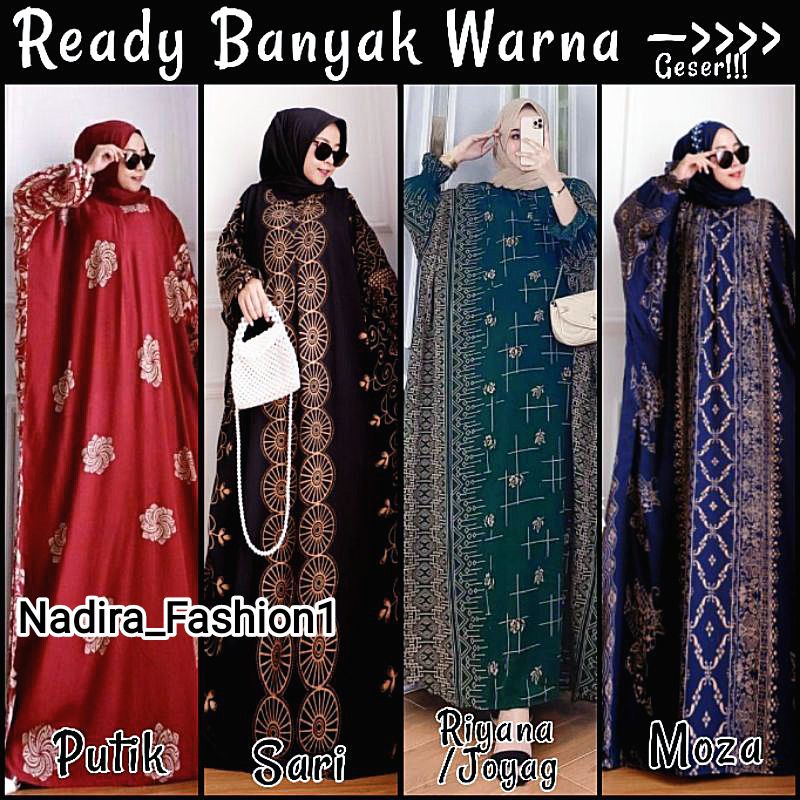 GROSIR DASTER  KAFTAN RIYANA BARA SARI PAULA /GAMIS KAFTAN RAYON TERKINI/KAFTAN MODERN/KAFTAN MEWAH NISA COD BUNDA