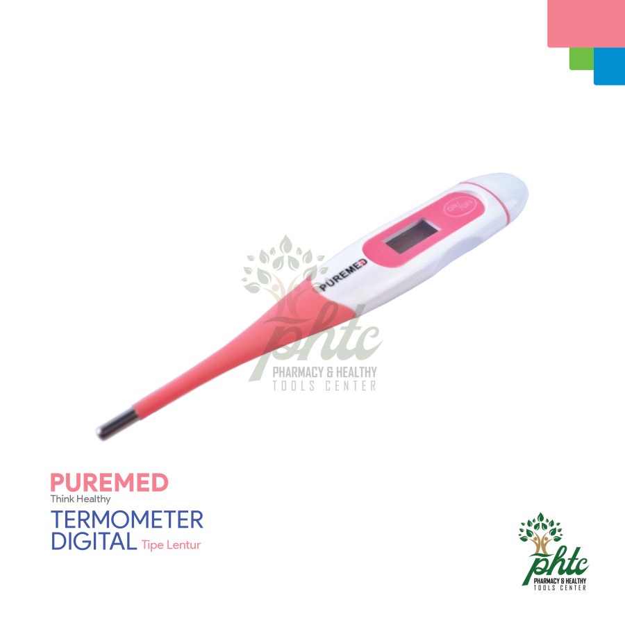 PUREMED Termometer Digital FLEXIBLE TIP l Alat Ukur Suhu Badan l Thermometer