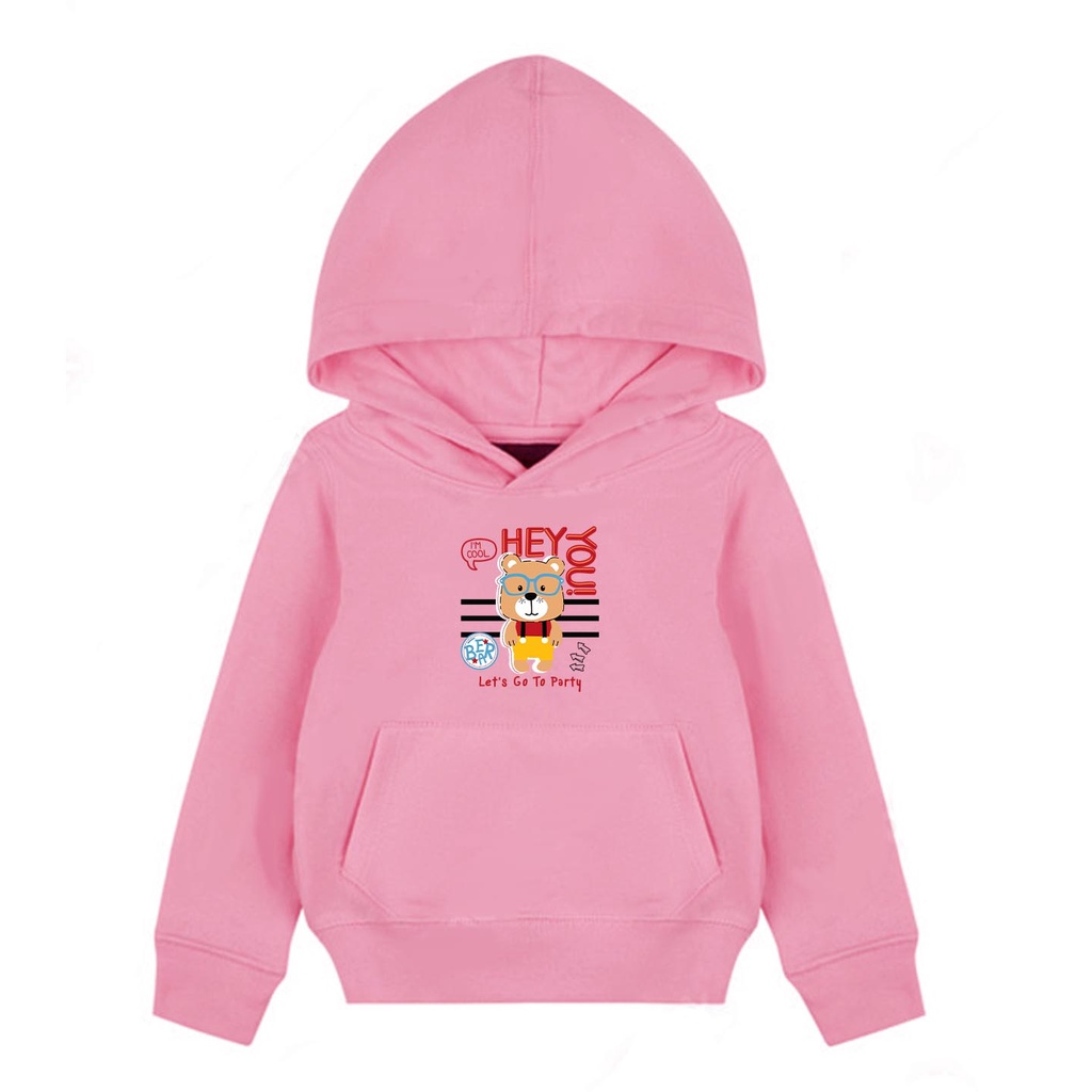 Hoodie Anak Hey You Sweater Pakaian Fleece Anak M - XL