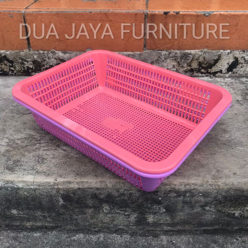 Keranjang Plastik Kecil Serbaguna / Wadah Jaring Plastik / Keranjang Mini