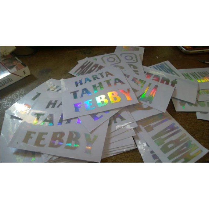 sticker cutting HARTA TAHTA