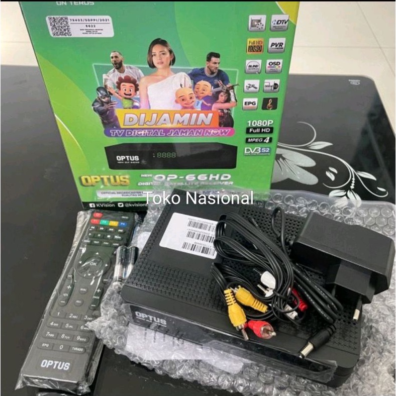 Receiver NEW optus GOL OP66 HD TERBARU