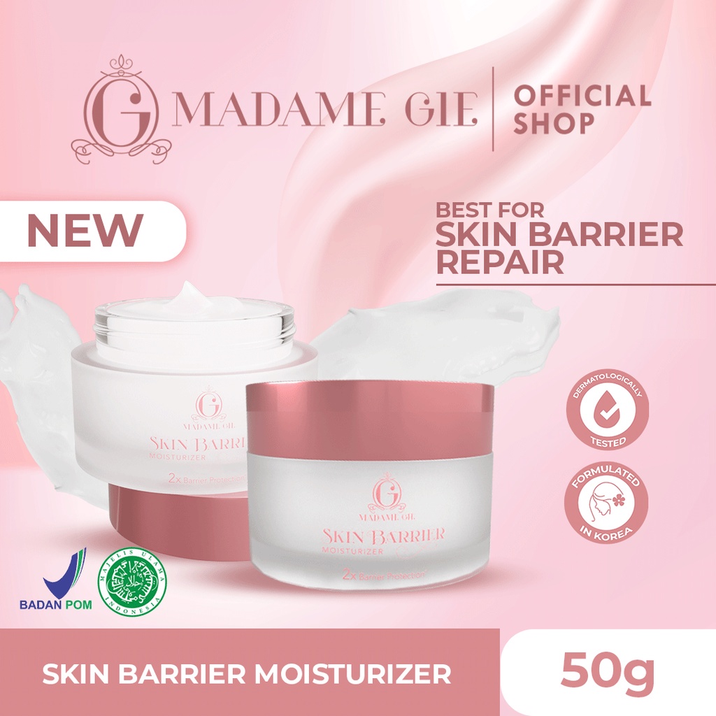 MADAME GIE Skin Barrier Moisturizer - Madame Gie Pelembab Wajah - 50ml