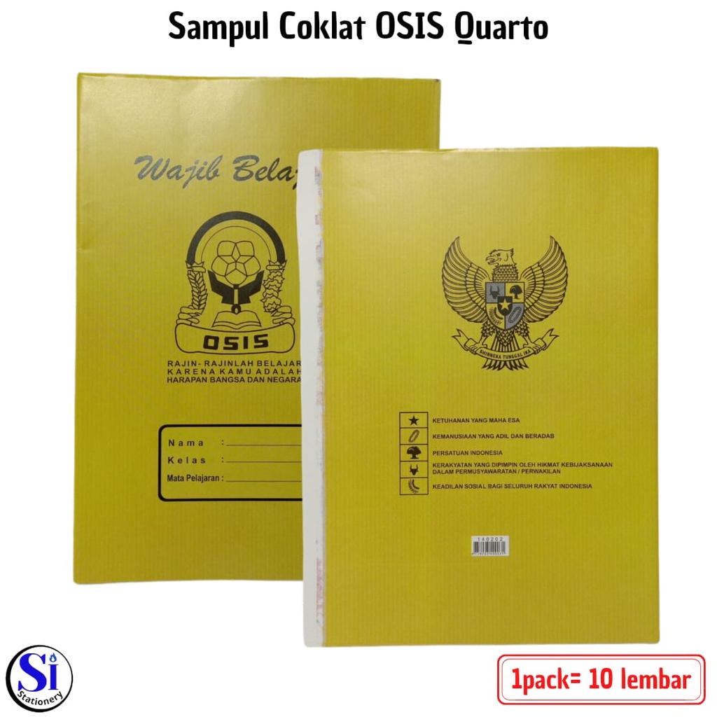 

Sampul Coklat OSIS Quarto/A5 isi 10 Lembar