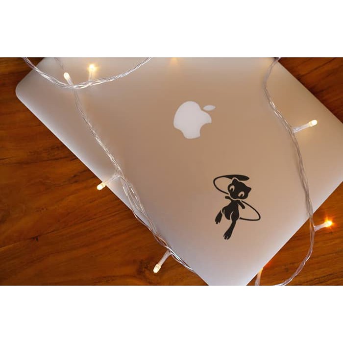 Decal Sticker Stiker Pokemon Mew Mewtwo Anime Kartun Laptop