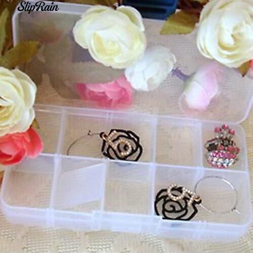 Storage box 10 grid kotak sekat multifungsi nail art