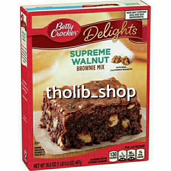 

betty crocker walnut brownie 467gr