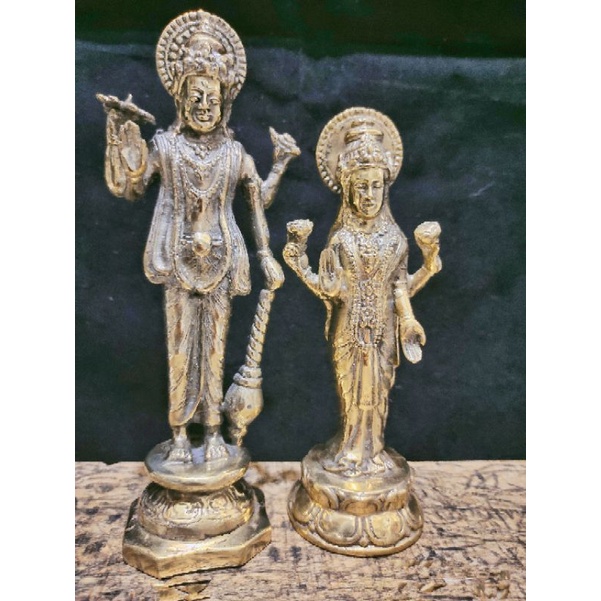 Arca Patung Dewa Wisnu Sri Narayana dan Dewi Laksmi (COD)