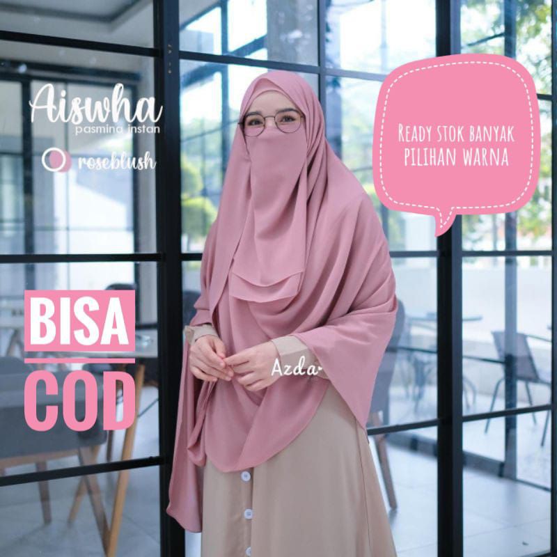 REALPICT/BANYAK PILIHAN WARNA/BISA COD/PASHMINA CERUTI BABY DOLL PREMIUM/PASHMINA SYAR'I/PASHMINA AISHWA/PASHMINA INSTAN JUMBO FREE  CADAR DUA LAYER TALI/JILBAB INSTAN MURAH