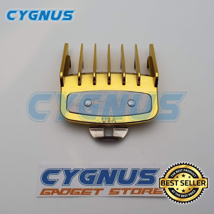 Sepatu Clipper WAHL / Attachment Comb WAHL ukuran no 1.5 / 4.5mm GOLD