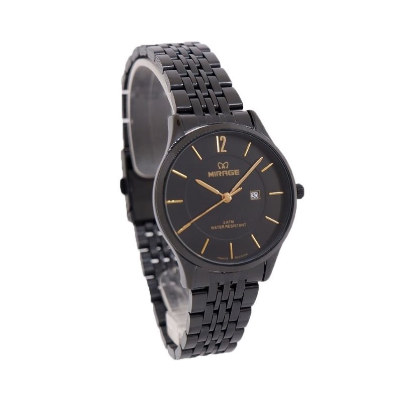 JAM TANGAN WANITA MIRAGE ORIGINAL TAHAN AIR WATER PROFF_JAM TANGAN CEWEK RANTAI STAINLIS STELL_JAM TANGAN CEWEK PREMIUM_JAM TANGAN KASUAL WANITA_JAM TANGAN WANITA SPORTY_MIRAGE ORIGINAL_JAM. TANGAN WANITA FUL BLACK HITAM ROSGOLD_JAM TANGAN WANITA MIRAGE