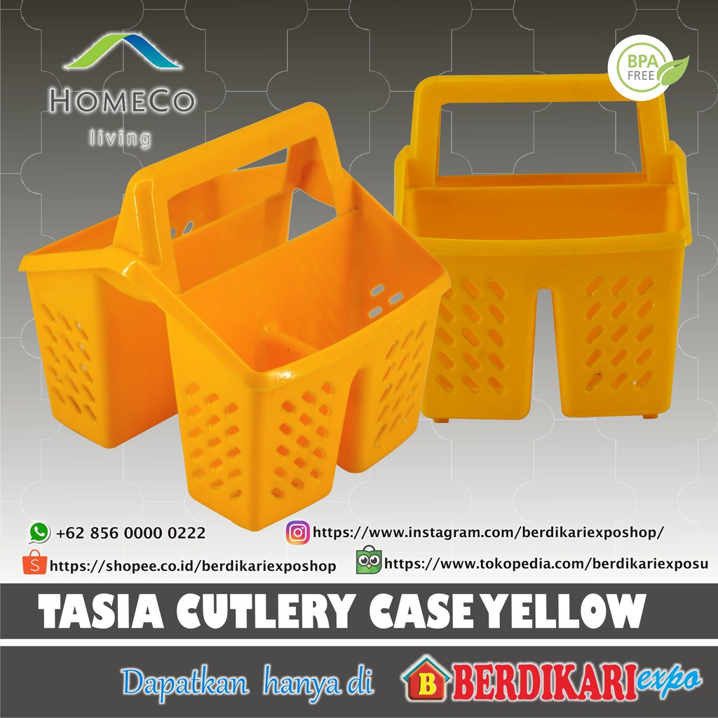 HOMECO TASIA CUTLERY CASE YELLOW