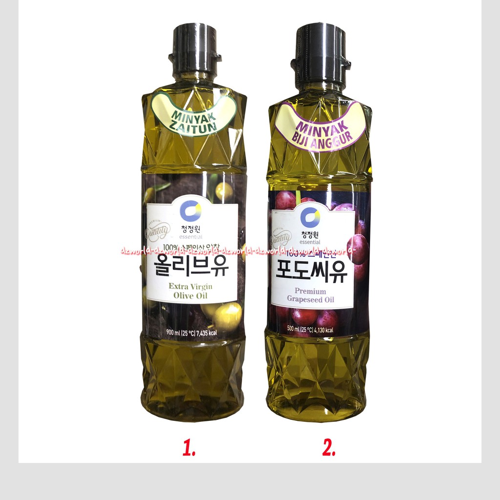 Chung Jung One Minyak Zaitun Extra Virgin Olive Oil 900ml Daesang Minyak Zaitun Korea Chungjung