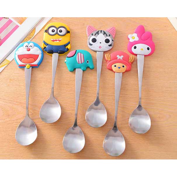 IKILOSHOP Sendok teh karakter sendok kartun lucu tea spoon sendok makan anak serbaguna multifungsi