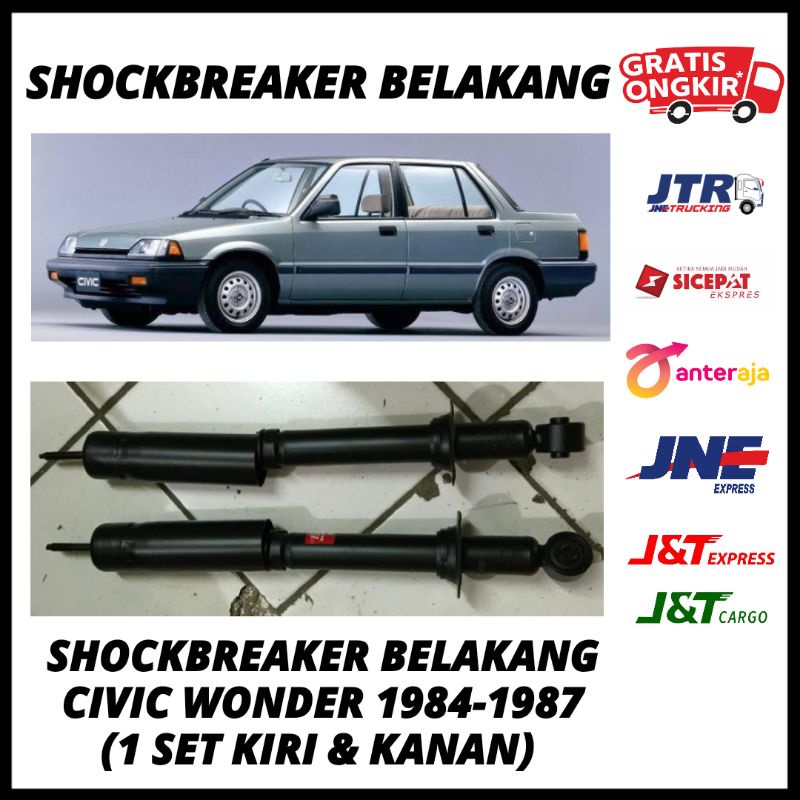 Shockbreaker Shock Breaker Belakang Civic Wonder 1984 1985 1986 1987