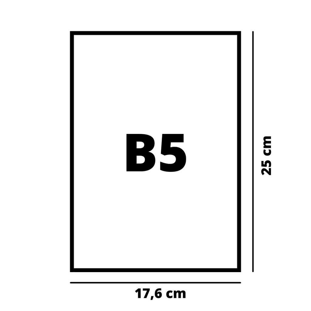 

Kertas polos novel ukuran B5 untuk mencetak buku dan novel (papper book)