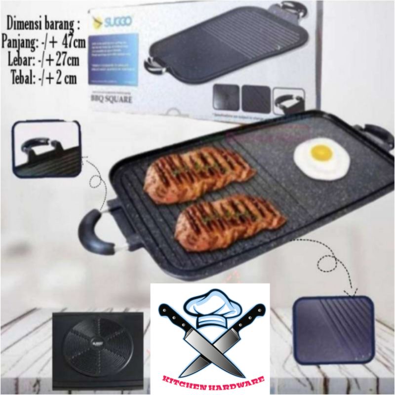 Multi Grill Pan Panggangan Teflon Suggo