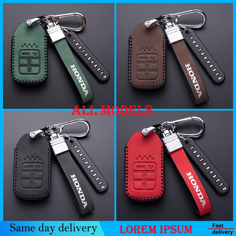 Honda HRV / CRV / Jazz / BRV 2014-2022 Keyless Remote kulit Full Protection Cover Casing