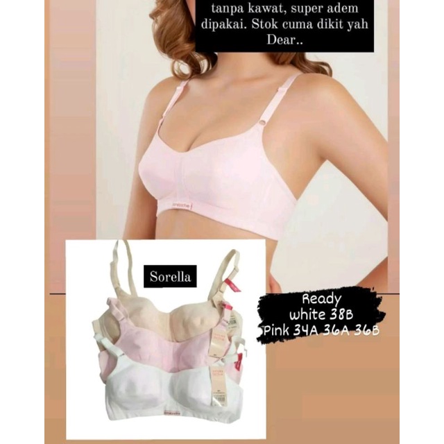 Sorella Active Bra Tanpa Kawat Tanpa Busa