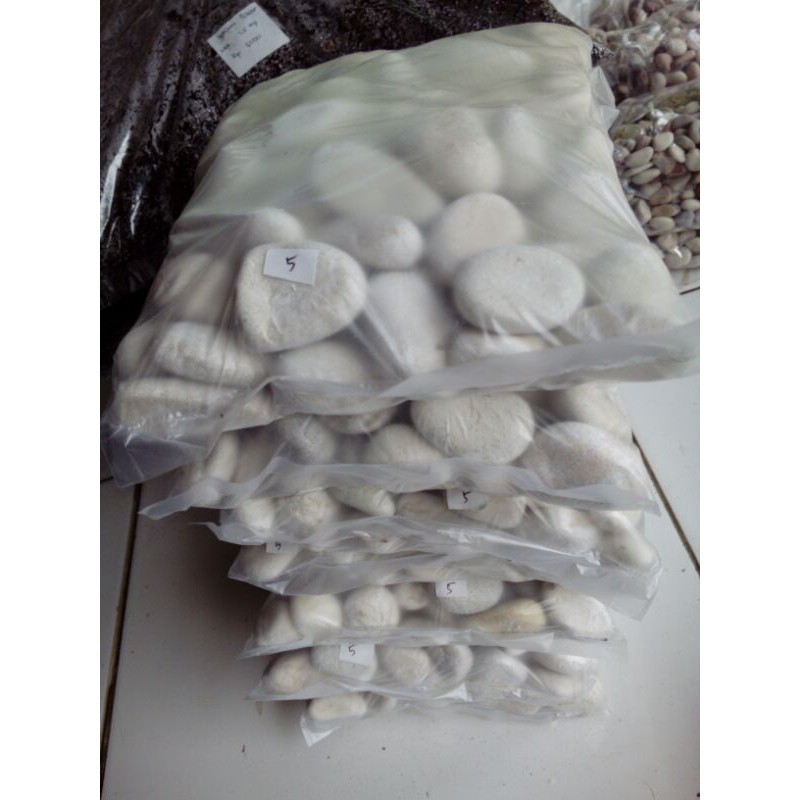 batu hias putih taman