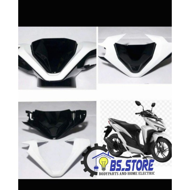 Batok depan vario 150 125 led new 2018 2019 2020 2021 | front handle cover vario 150 led new putih | batok kepala vario led new putih