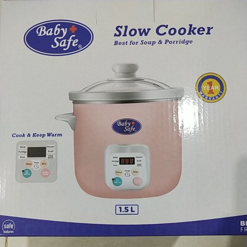 Baby safe Slow cooker  1,5L