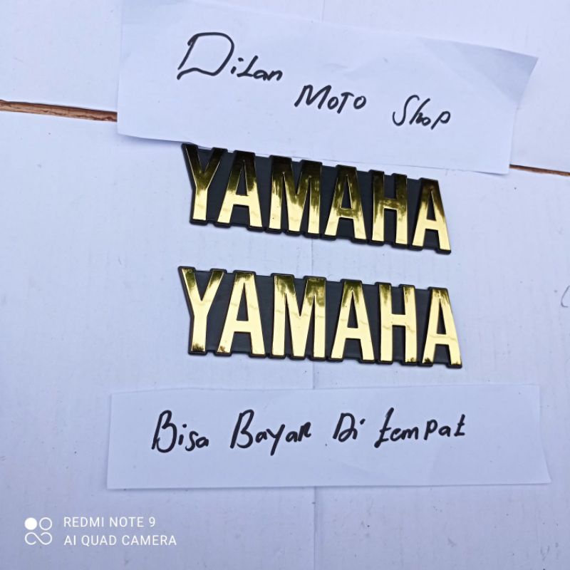 EMBLEM LOGO TENGKI YAMAHA RX KING LAMA RX S RX K NON ORI