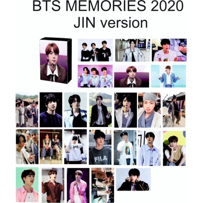 BTS Memories 2020 Photocard Pack 25pc