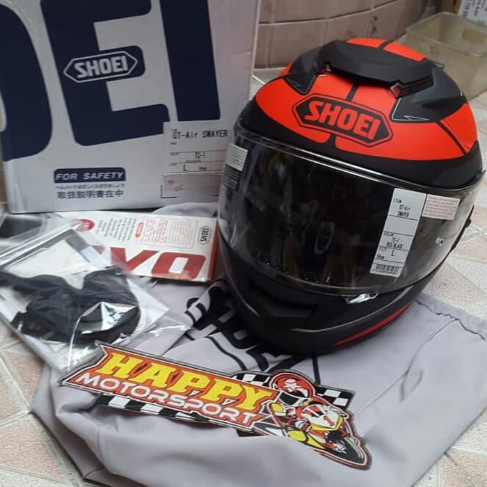 HELM FULLFACE MERK SHOEI GT-AIR SWAYER TC-1 RED/BLACK SIZE L DOT
