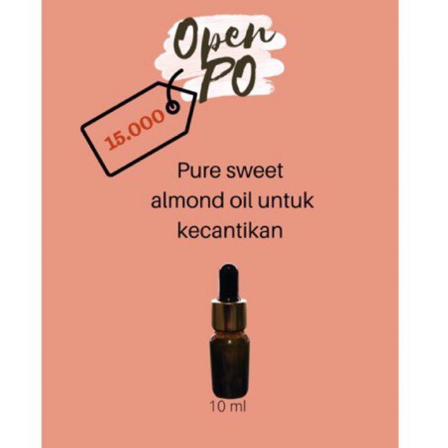 

Almond Oil / Minyak almond Pure sweet almond oil Serum minyak almond