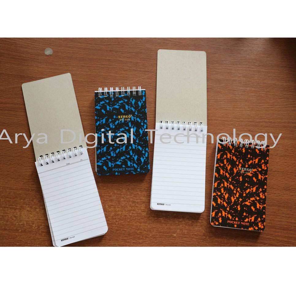 

Harga Spesial| Pocket Note PN 404 Kenko Ring Book Buku Tulis Memo Kecil Kantong Block Murah Bagus Or