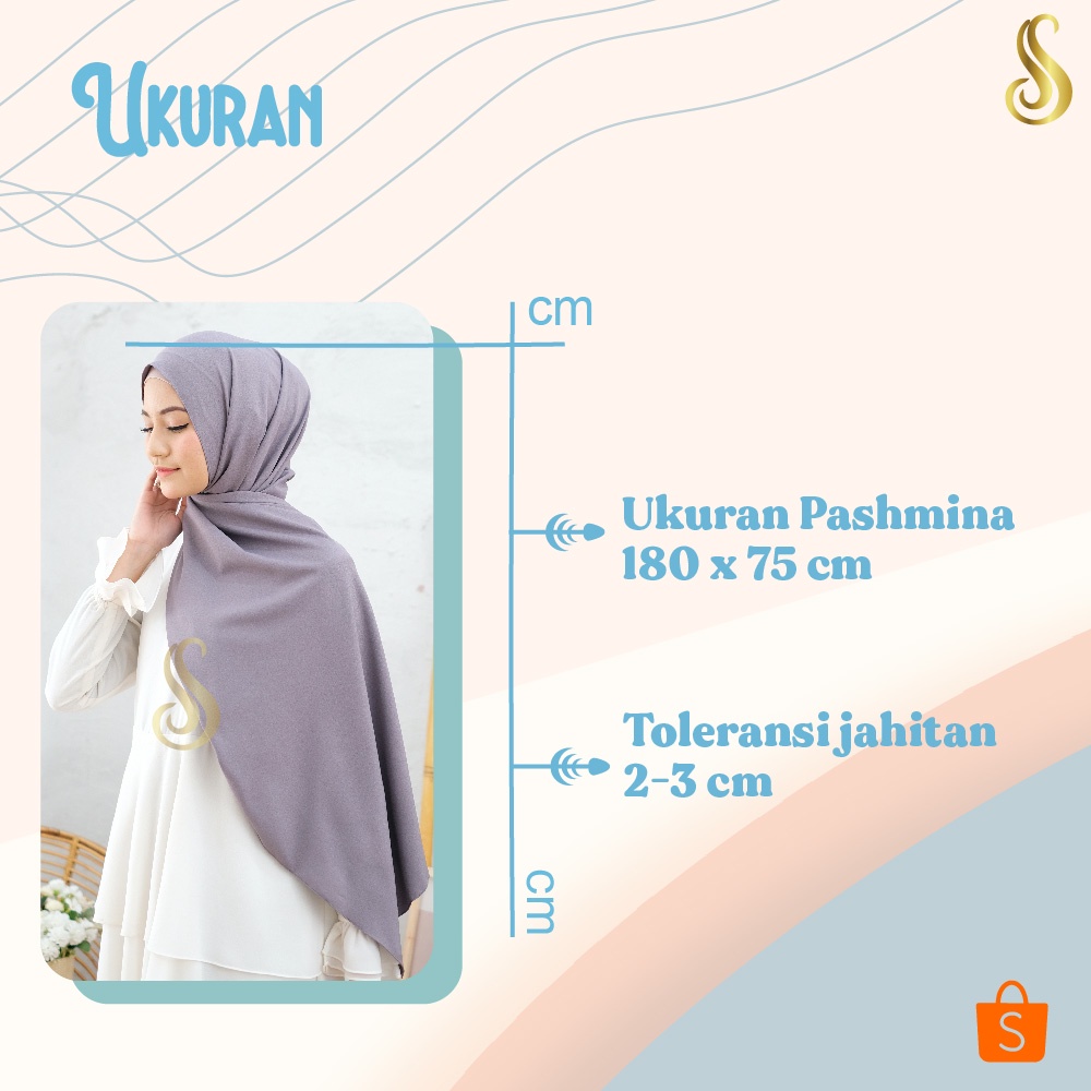 Sabilla - Pashmina Instan Malay Premium Crepe-3