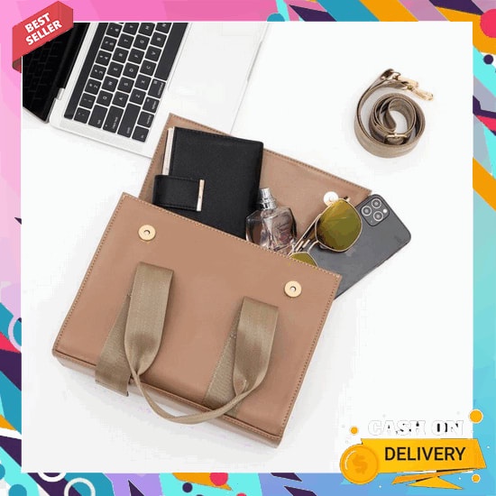 New Handbag/Selempang Lacoste 80277-2 Premium Tas Pria/Wanita Medium I Zoe Hand & Sling Bag Wanita -