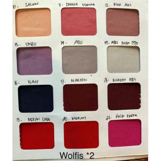 KAIN WOLFIS DELUXE LEBAR 150CM - harga per 0,5 meter