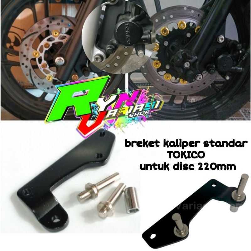 Jual Breket Kaliper Standar TOKICO Disc 220mm Vario 150 New Vario 125 ...