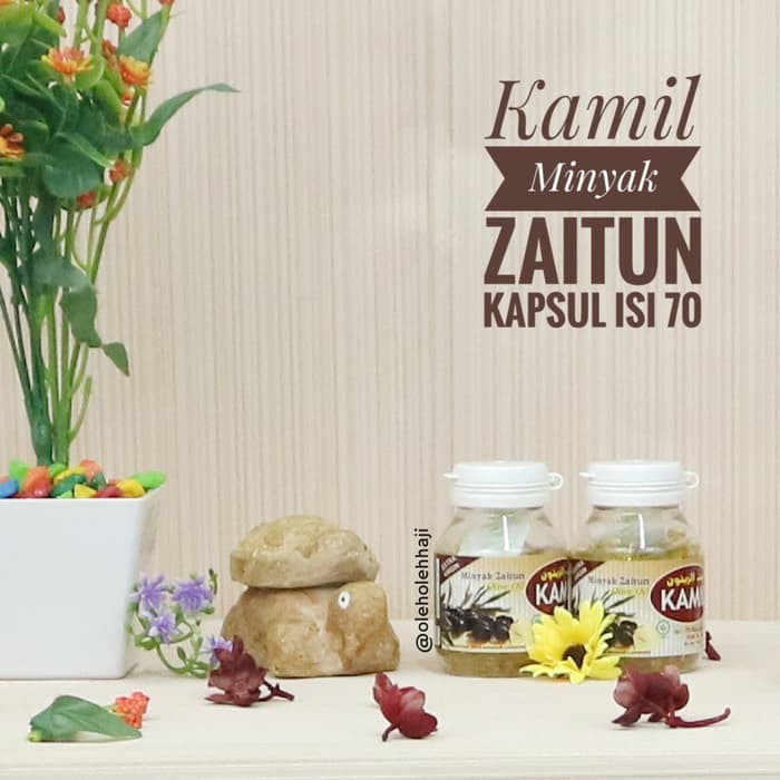 Kamil Minyak Zaitun Extra Virgin Olive Oil Obat Herbal Kapsul Isi 70 NBJ