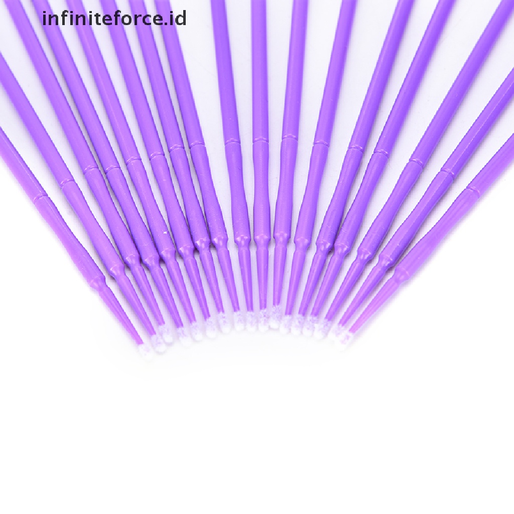 (infiniteforce.id) 100pcs Brush Aplikator Maskara Sekali Pakai