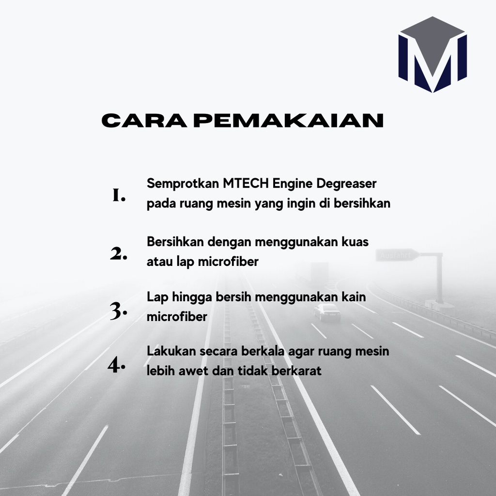 MTECH Cairan Pembersih Mesin mobil motor pembersih kerak mesin