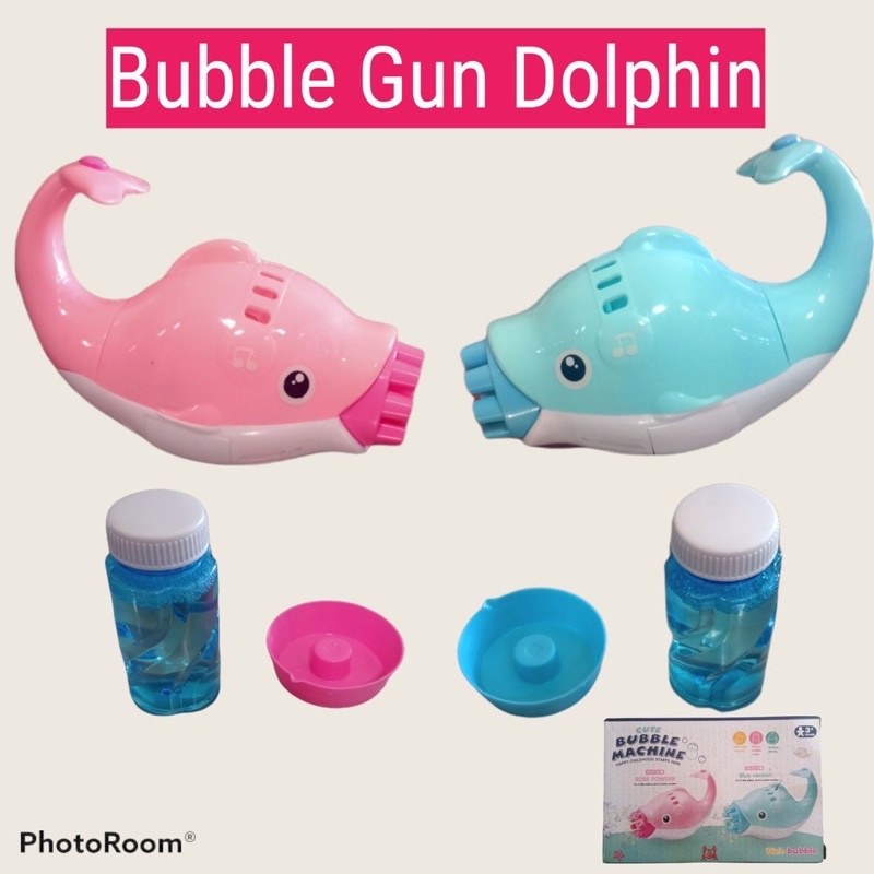 Mainan Anak BubbleGuns Dolphin 9Mata /Pistol Gelembung