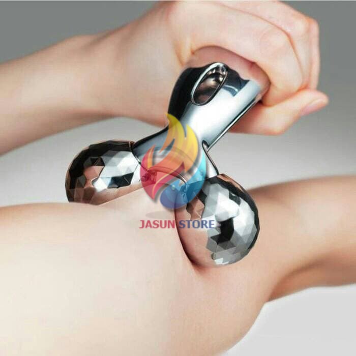 Bluekomputer - 3D Massager / Alat Pijat Manual / Alat Pijat Wajah / 3D Solar Massager - Termurah COD