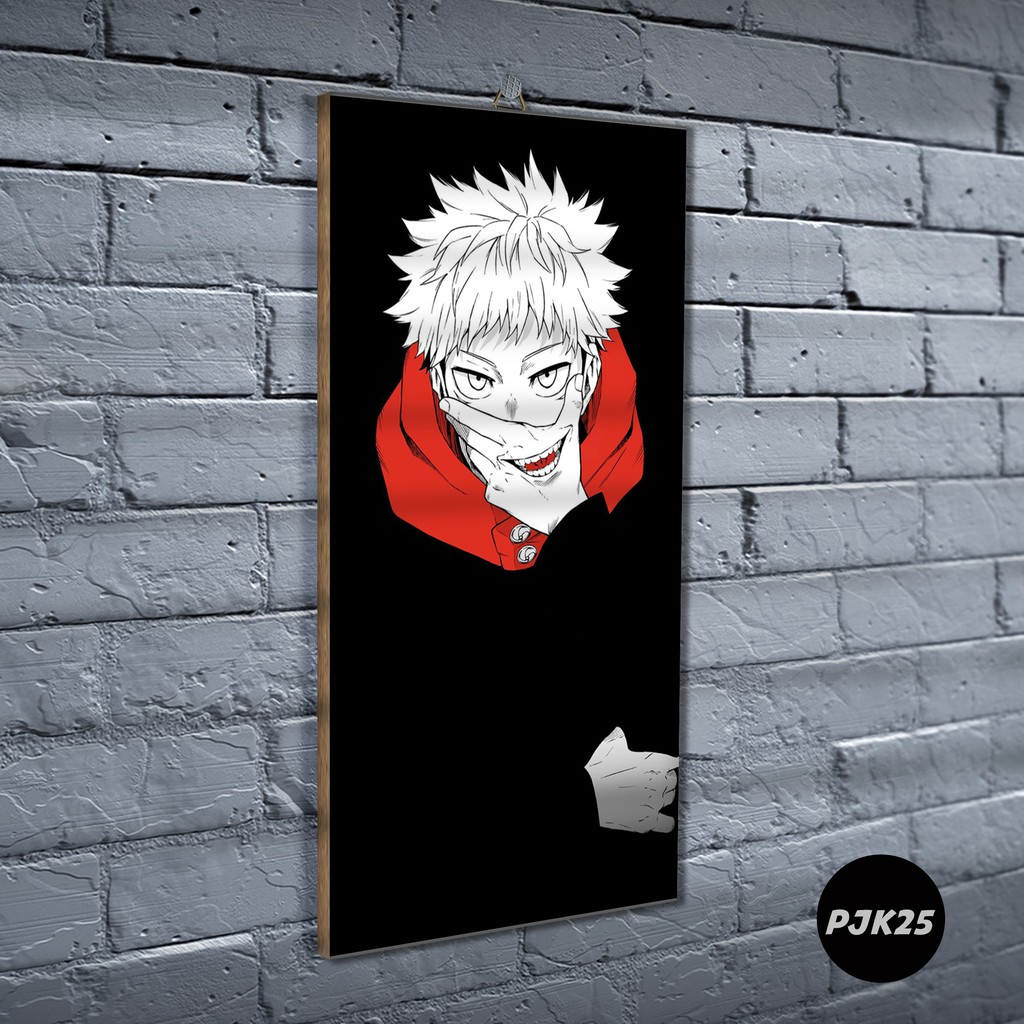Poster Kayu Jujutsu Kaisen / Dekorasi Rumah /Poster murah/ Anime / desain / 2021 / gambar / PJK-PJK25