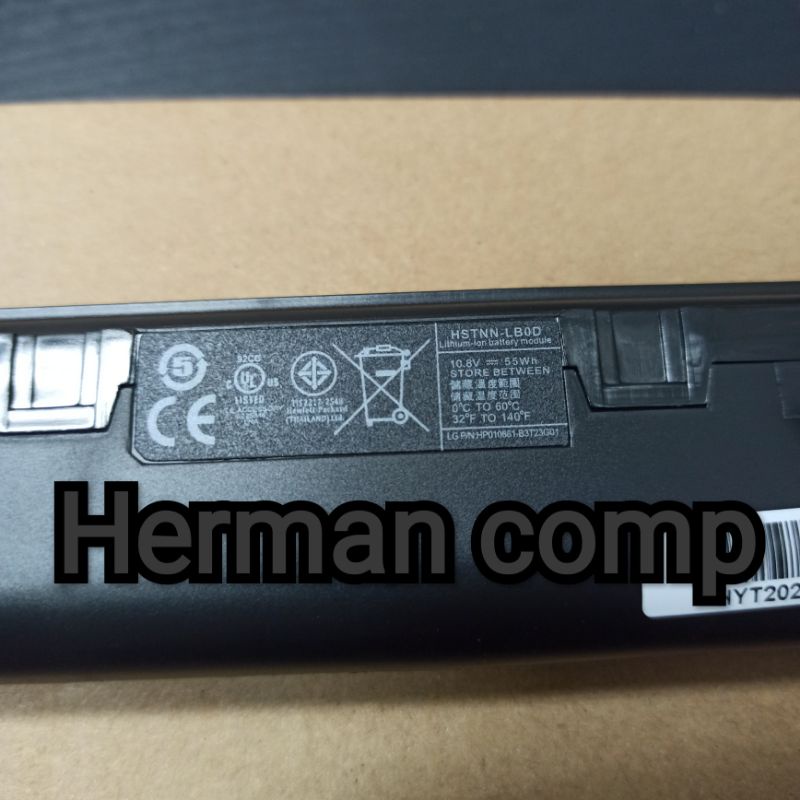 Original Baterai Laptop Hp Mini 110-1000 110c-1000 Series